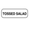 Nevs Tossed Salad Label 1/2" x 1-1/2" DIET-312 - alternate 1